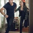 Nathan (Taylor Lautner) and Karen (Lily Collins) in a scene from Abduction.