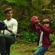 Charlie (Zac Efron) and Sam (Charlie Tahan) play some ball.