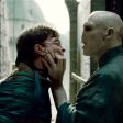 Harry (Daniel Radcliffe) comes face-to-face with Lord Voldemort (Ralph Fiennes).