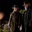 Hailee Steinfeld plays Mattie Ross and Jeff Bridges plays Rooster Cogburn in the Coen brothers' True Grit.