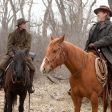 Hailee Steinfeld plays Mattie Ross and Jeff Bridges plays Rooster Cogburn in the Coen brothers' True Grit.